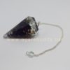 Orgonite Pendulum | Black Tourmaline Stone